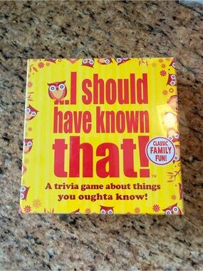 I Should Have Known That! Trivia Game BNIB